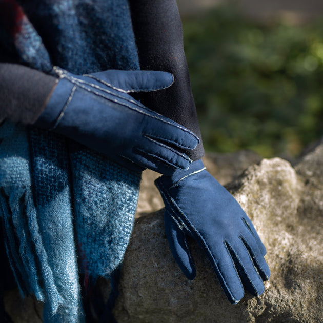 小物 GuruGuru Hairy Gloves (NAVY) Imazsfoto_1861_WFS-