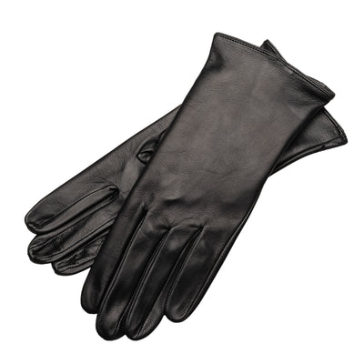 SHIELD & STYLE Black leather gloves