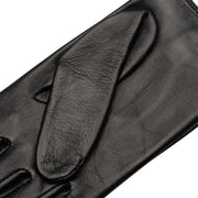 SHIELD & STYLE Black LEATHER GLOVES