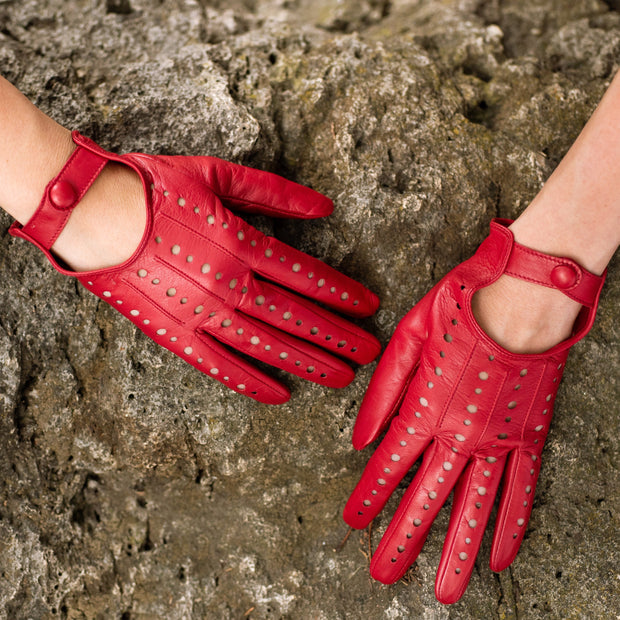 Rimini Rosso Leather Gloves