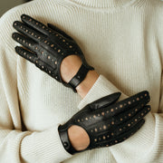 Rimini Black Leather Gloves