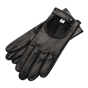 SHIELD & STYLE Black LEATHER GLOVES