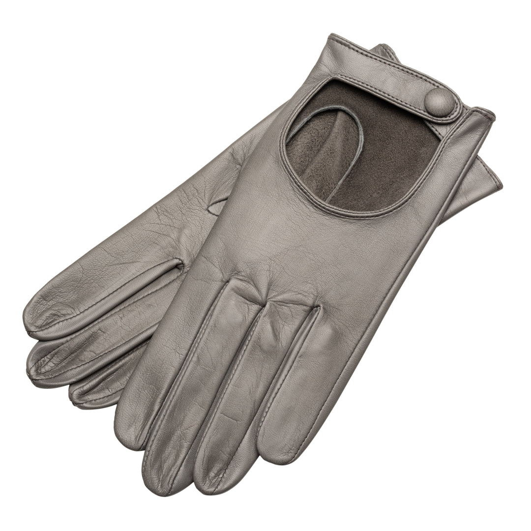 SHIELD & STYLE GREY LEATHER GLOVES Glove Gallery SHIELD & STYLE GREY LEATHER GLOVES Glove Gallery
