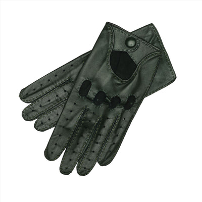 ROME GREEN OLIVE DRIVING GLOVES