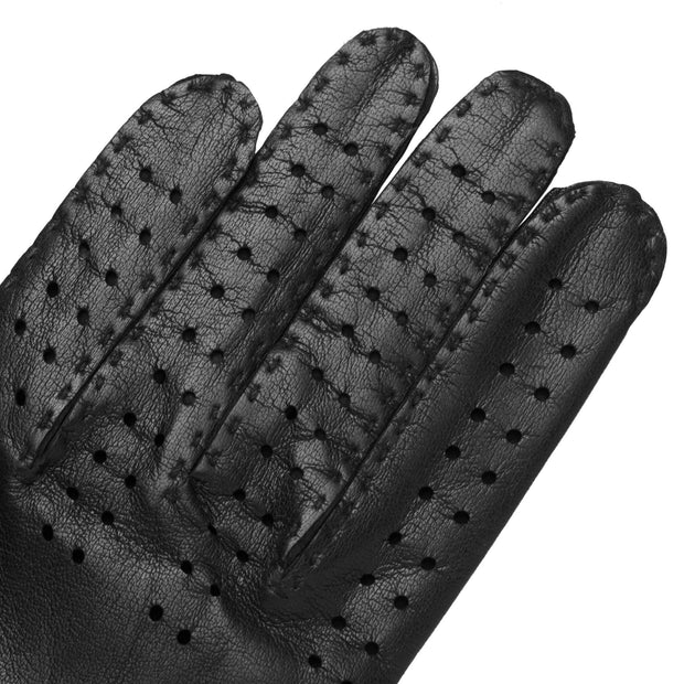 Monza Black Driving Gloves