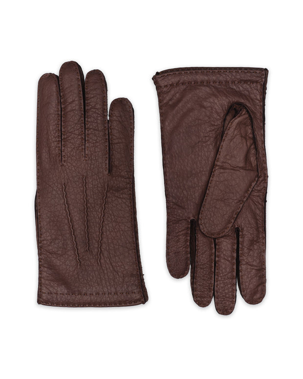 Treviso Taupe Deerskin Gloves