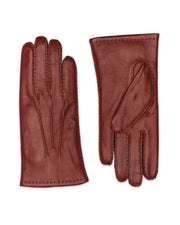 treviso Cognac leather gloves