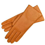 Marsala Ocre Leather Gloves