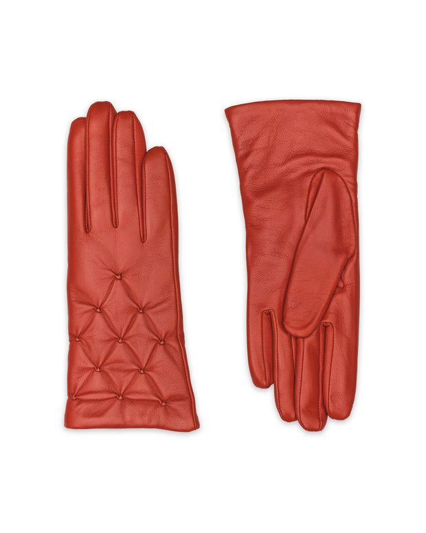 Firenze Brick leather gloves