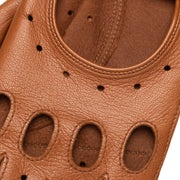 La Spezia Camel Leather Gloves for Women