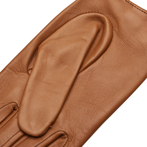 SHIELD & STYLE camel leather gloves