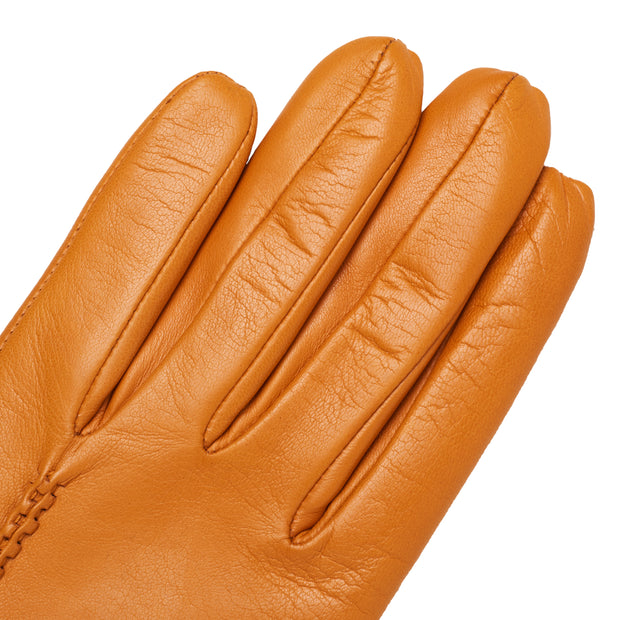 Necchi Ocre Leather Gloves