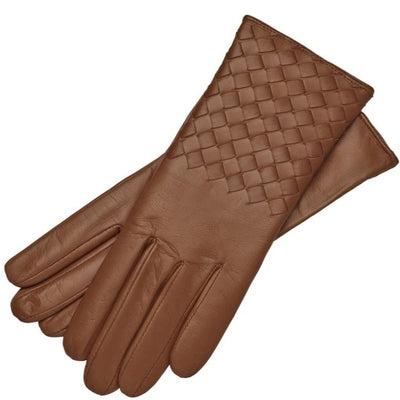 Trani Saddle brown Leather Gloves