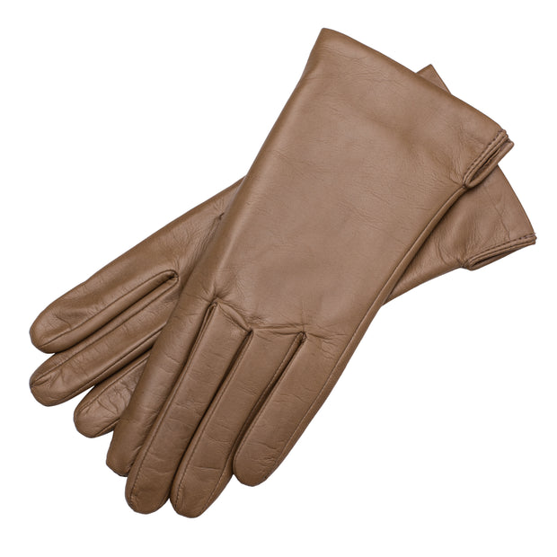 Sienna Mink Leather Gloves