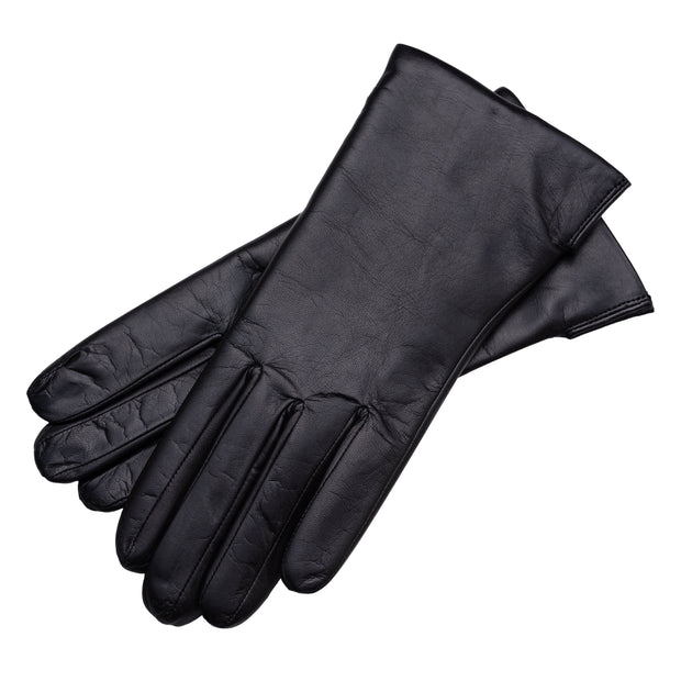 Sienna Black Leather Gloves