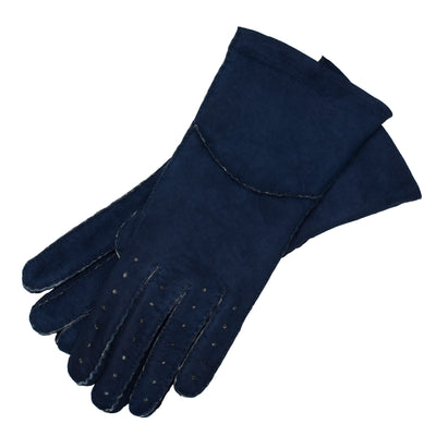 Sella Nevea Blue Shearling Gloves
