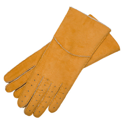 Sella Nevea Yellow Shearling Gloves