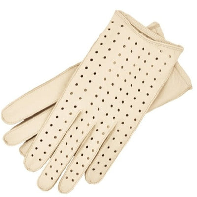 Bologna Creme Deerskin Gloves