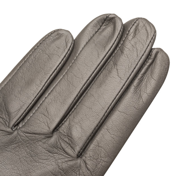 SHIELD & STYLE GREY  leather gloves