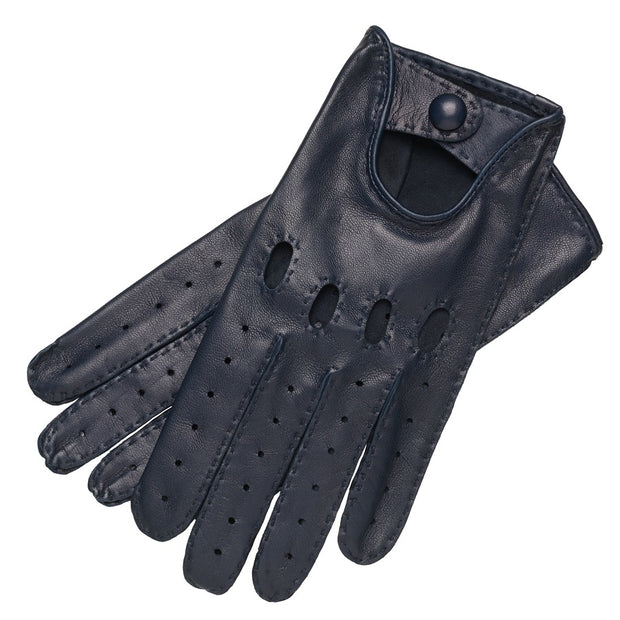 Rome Blue Navy Driving Gloves