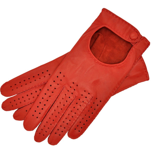 Monza Red Driving Gloves