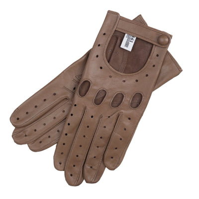 Messina Taupe Leather Gloves