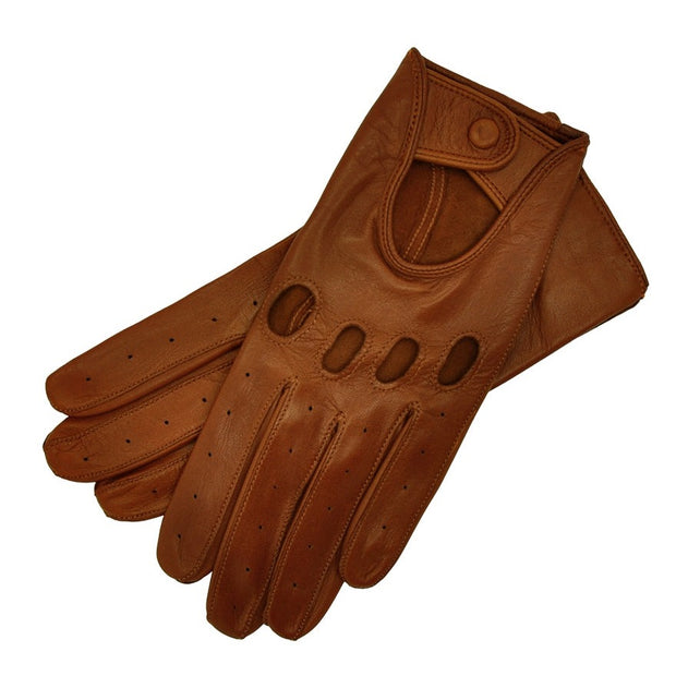 Arezzo Saddle Brown Leather Gloves