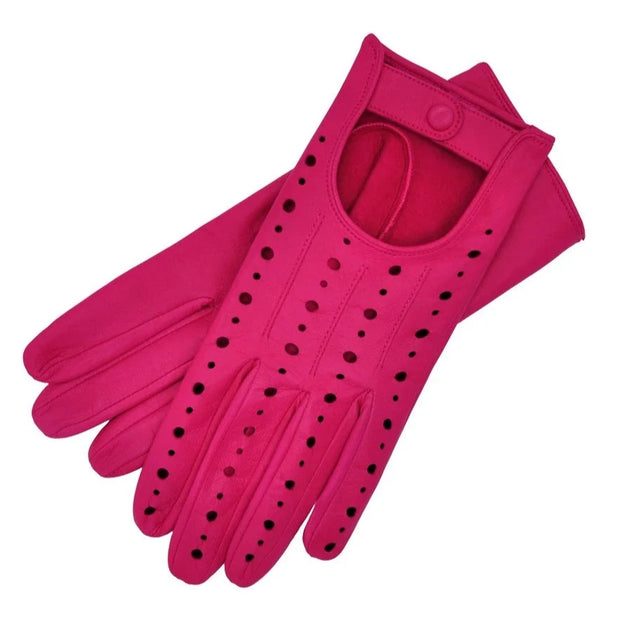 Rimini Hotpink Leather Gloves