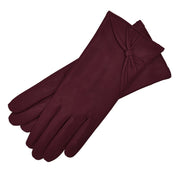 Vittoria Aubergine Leather Gloves