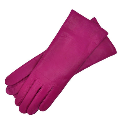 Marsala Clover Leather Gloves