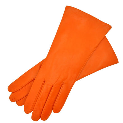 Marsala Arancio Leather Gloves