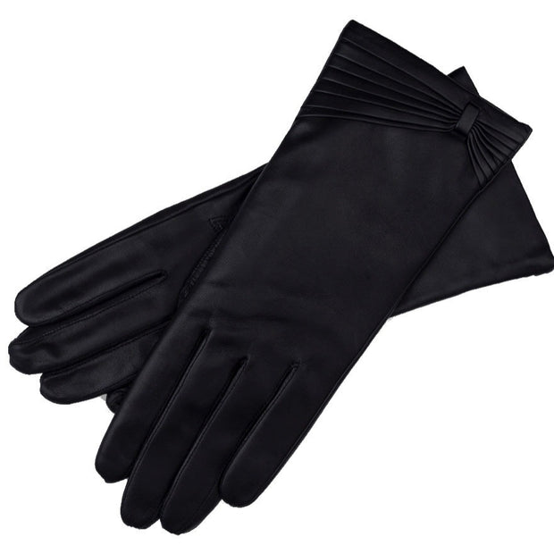 Varese Black Nappa Leather Gloves