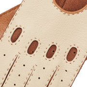 Rome Creme and Natural deerskin driving gloves
