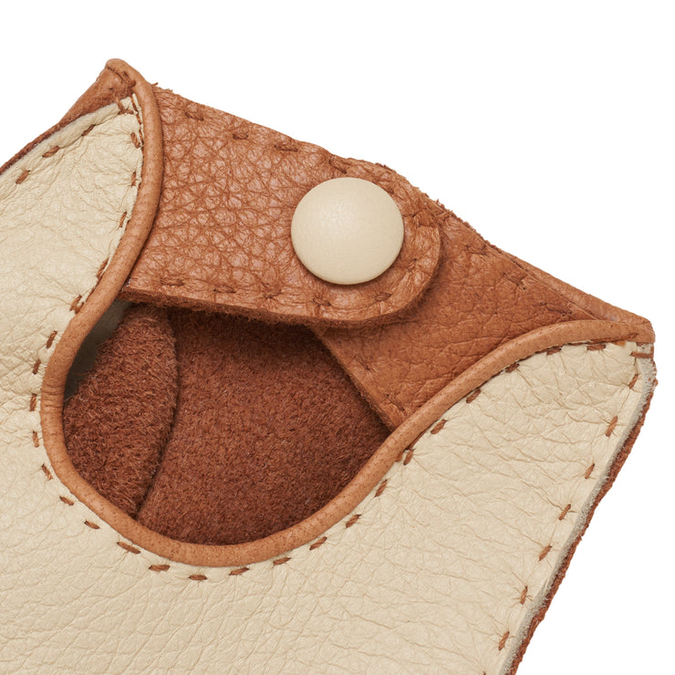 Rome Creme and Natural Deerskin Driving Gloves