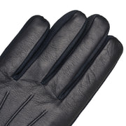 Sassari Blue Navy Leather Gloves