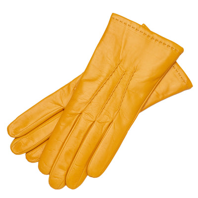 Cremona Yellow Leather Gloves