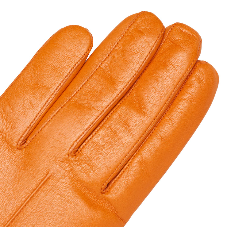 Ferrara Arancio Leather Gloves
