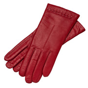 Ferrara Dark Red Leather Gloves
