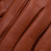 Marsala Saddle Brown Leather Gloves