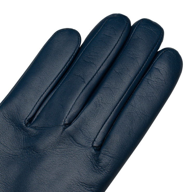Marsala Jeans Blue Leather Gloves