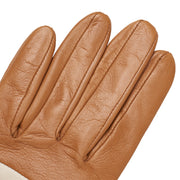 Livorno Camel and Cream Leather Gloves