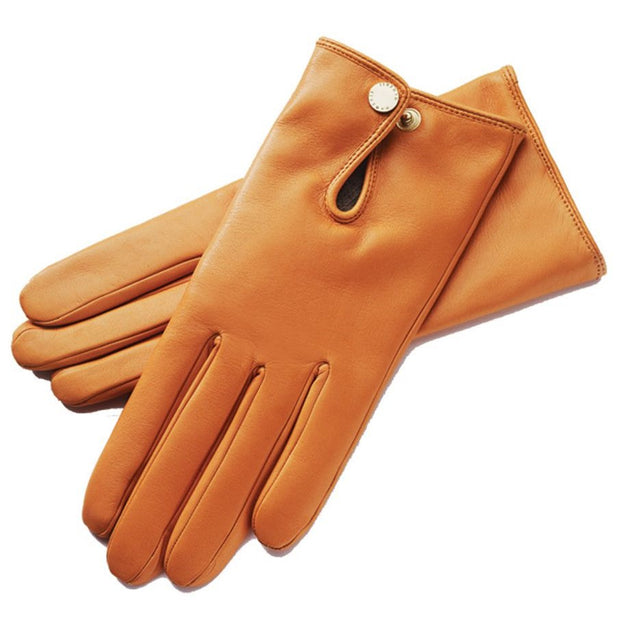 Audrey Nappa Caramel Leather Gloves
