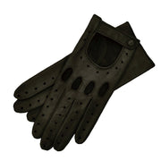 Messina Black Leather Driving Gloves