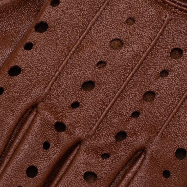 Rimini Saddle Brown Leather Gloves