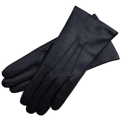 Forli Black Leather Gloves