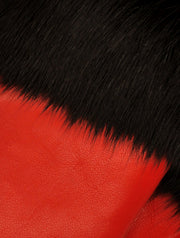 Venezia red leather gloves