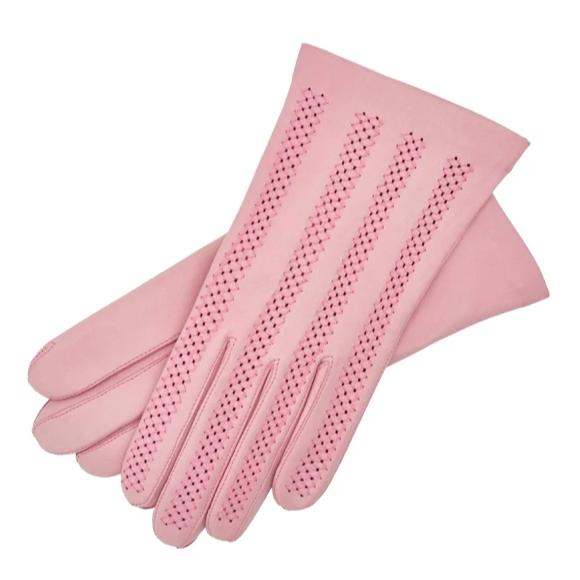 Vernazza Rose Leather Gloves